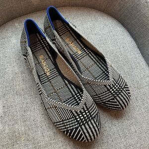 Rothy's plaid round toe